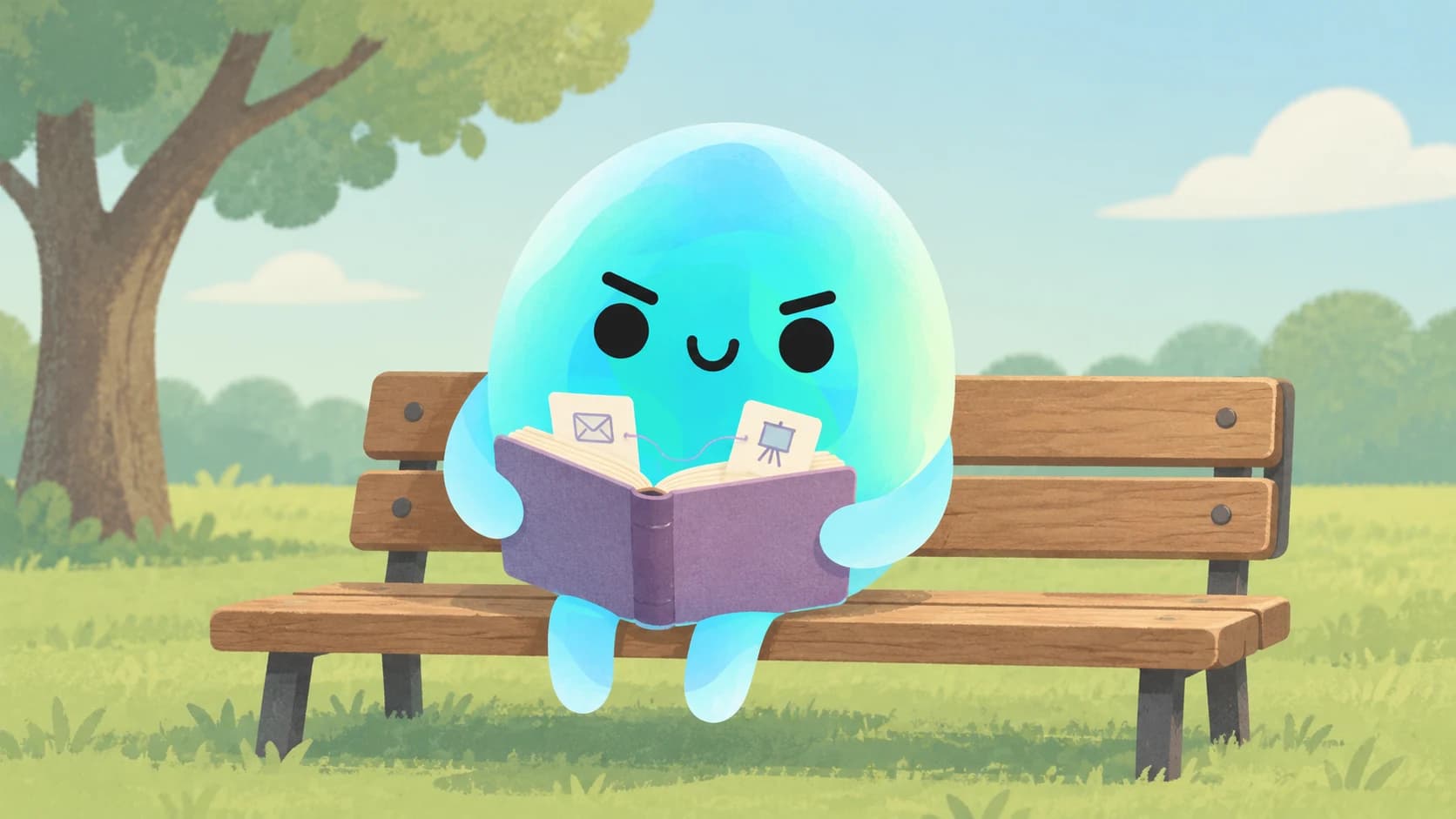 Topi follows connections between different journal memories.